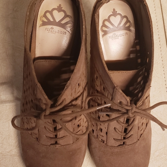 Fergalicious Suede Wedge Boot - Picture 4 of 4